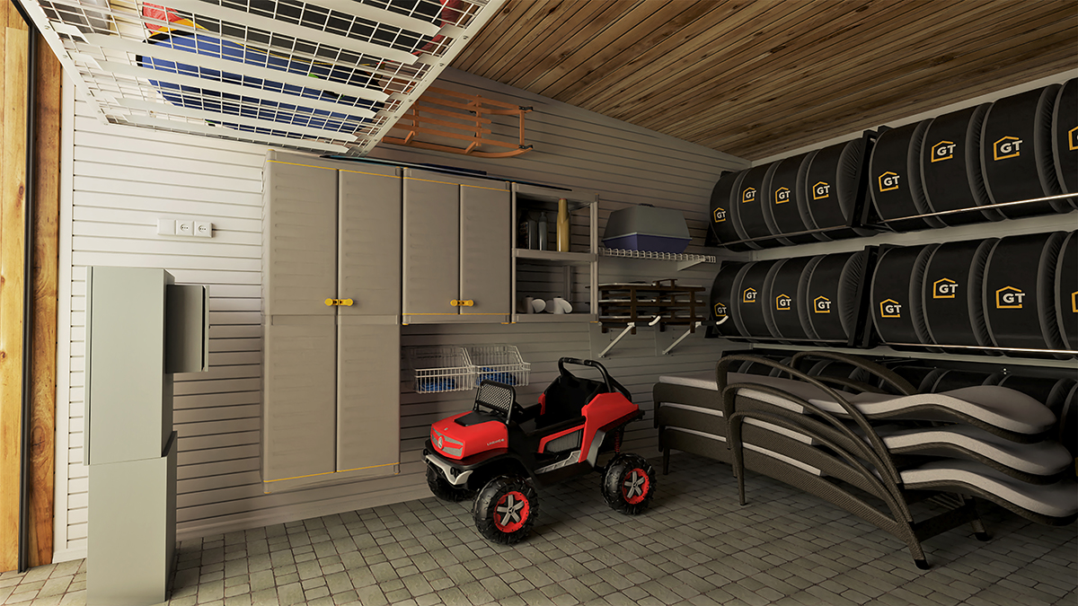 Дизайн | Обустройство подсобного помещения в гараже открытого типа
